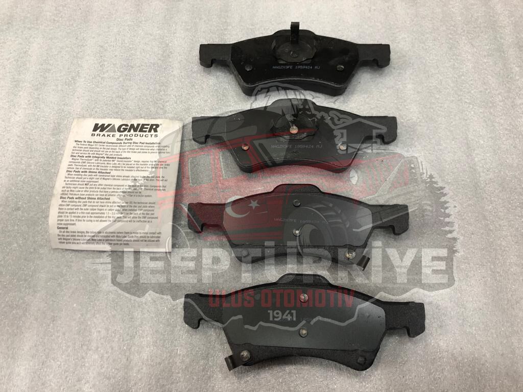 CHRYSLER TOWN COUNTRY 2001/2007 - DODGE CARAVAN 2001/2007 - GRAND CARAVAN 2001/2007 ÖN BALATA ZX857