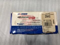 CAMARO 85/92 - CORVETTE 88/96 - MUSTANG 94/2004 - PONTİAC FİREBİRD 85/92 ÖN BALATA ZX412