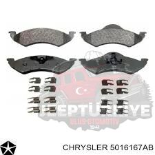 DURANGO 2000/2002 FRONT PADS V1013167