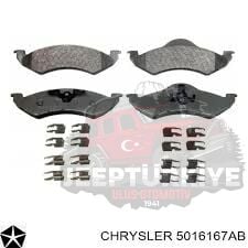 DURANGO 2000/2002 FRONT PADS V1013167